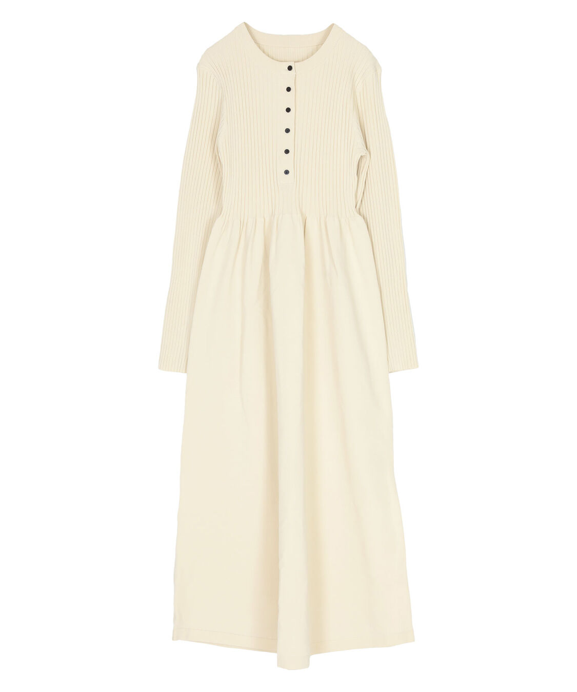 titivate「ヘンリーネックデザインニットワンピース」|ワンピース|