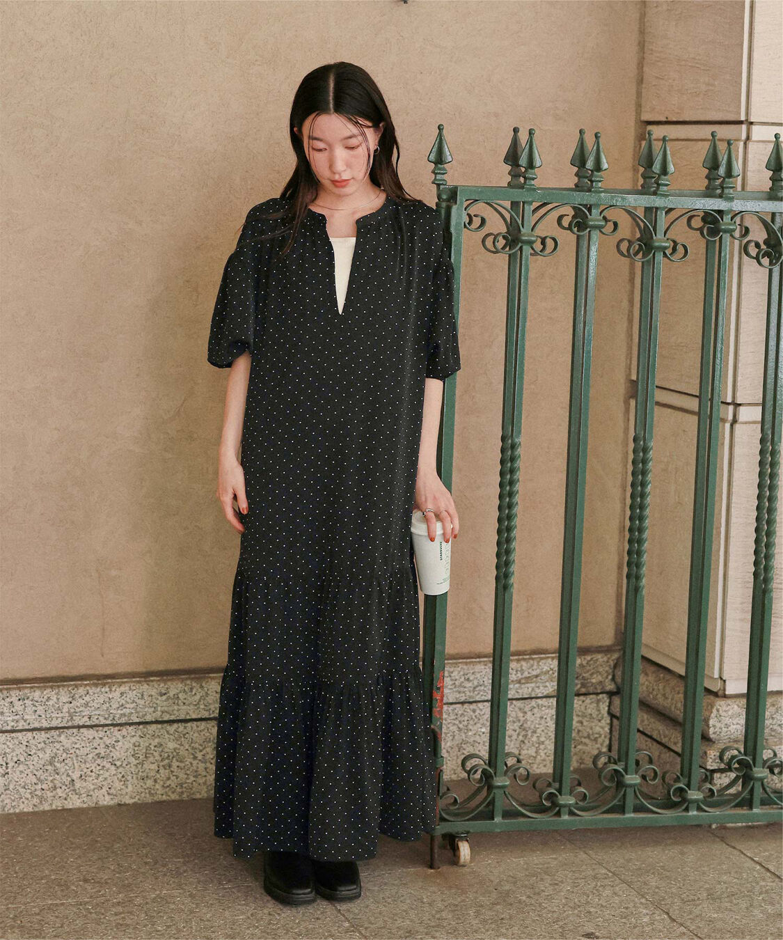 titivate「スキッパーティアードワンピース」|ワンピース|