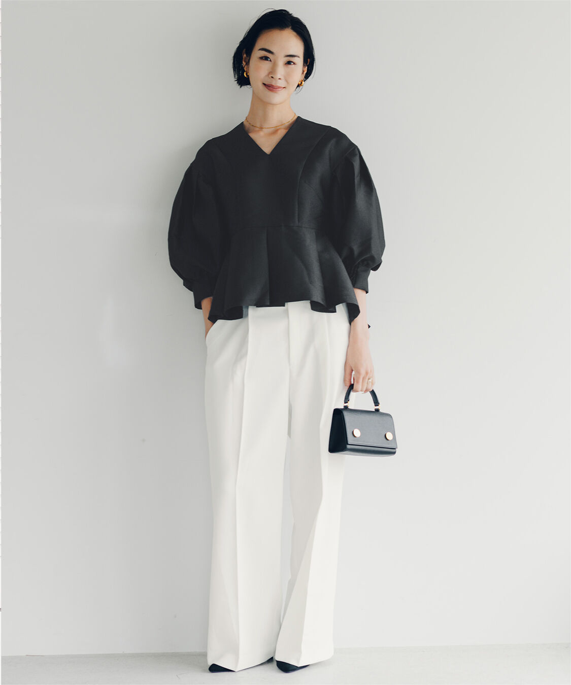 ur's「【小林有里さんコラボアイテム】ボリュームスリーブプルオーバー」|シャツ・ブラウス|