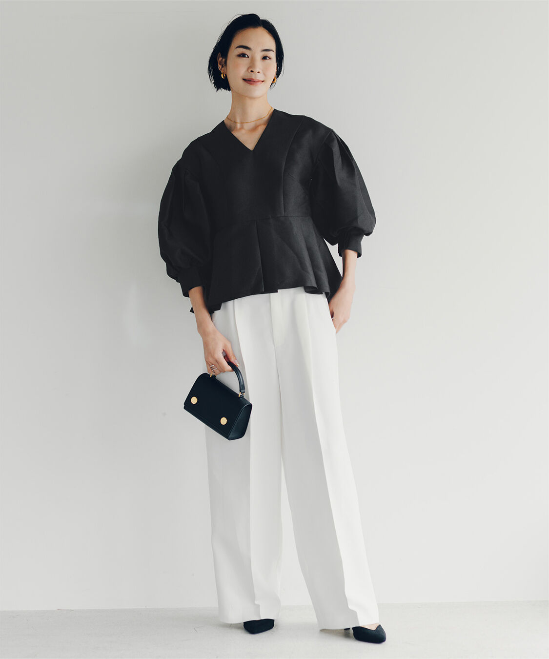 ur's「【小林有里さんコラボアイテム】ボリュームスリーブプルオーバー」|シャツ・ブラウス|