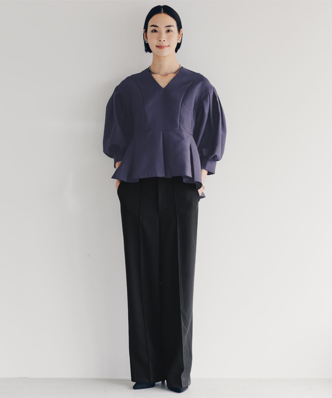 ur's「【小林有里さんコラボアイテム】ボリュームスリーブプルオーバー」|シャツ・ブラウス|