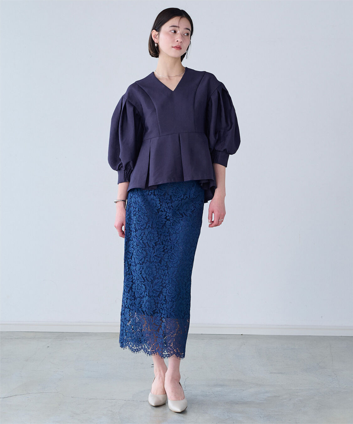 ur's「【小林有里さんコラボアイテム】ボリュームスリーブプルオーバー」|シャツ・ブラウス|