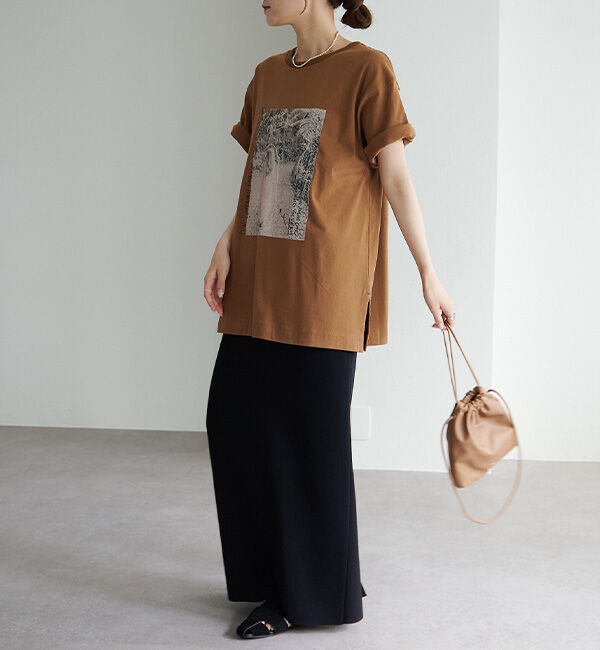  「【接触冷感+UVカット】フォトプリントTシャツ」|Tシャツ・カットソー|