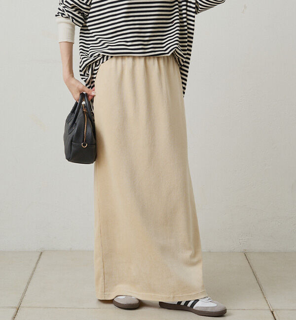  「【サイズ展開/＠yns628＆＠e_r_i_125企画】ストレッチコールスカート」|スカート|