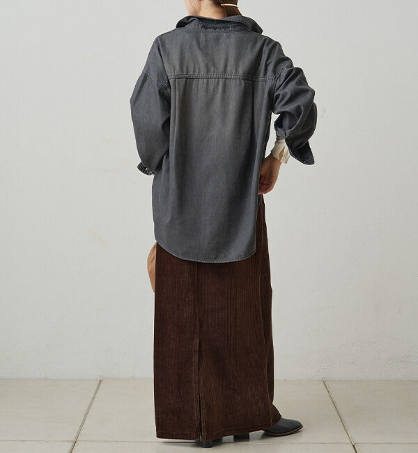  「【サイズ展開/＠yns628＆＠e_r_i_125企画】ストレッチコールスカート」|スカート|