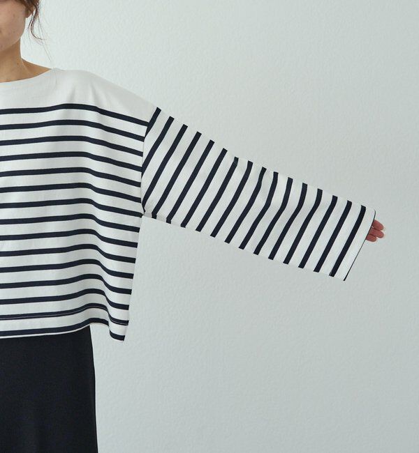  「【@kokiminitaコラボ】パネルボーダーワイドスリーブカットソー」|Tシャツ・カットソー|