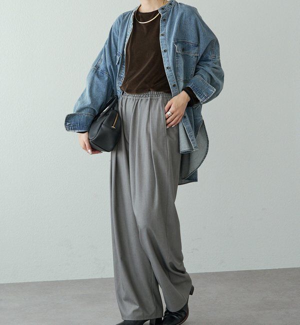  「ベロアリンガーカットソー」|Tシャツ・カットソー|