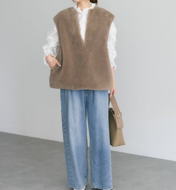  「リサイクルボアベスト」|ダウンベスト・ベスト|