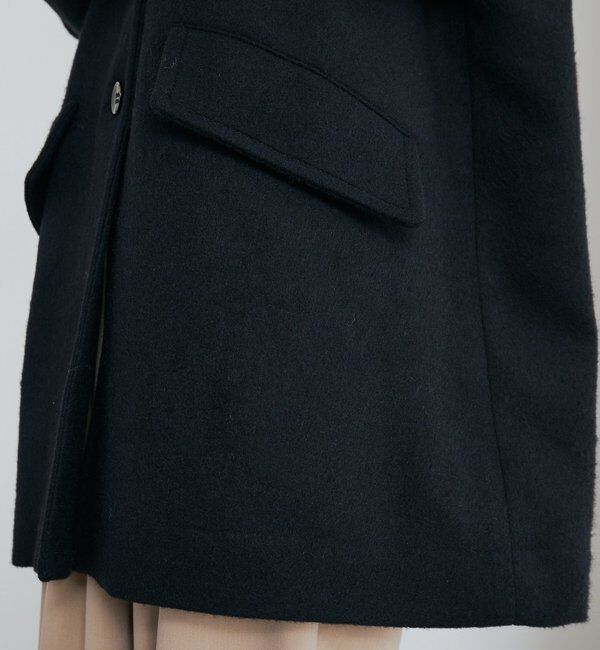  「【日本製】ビーバーウールステンカラーコート」|その他|