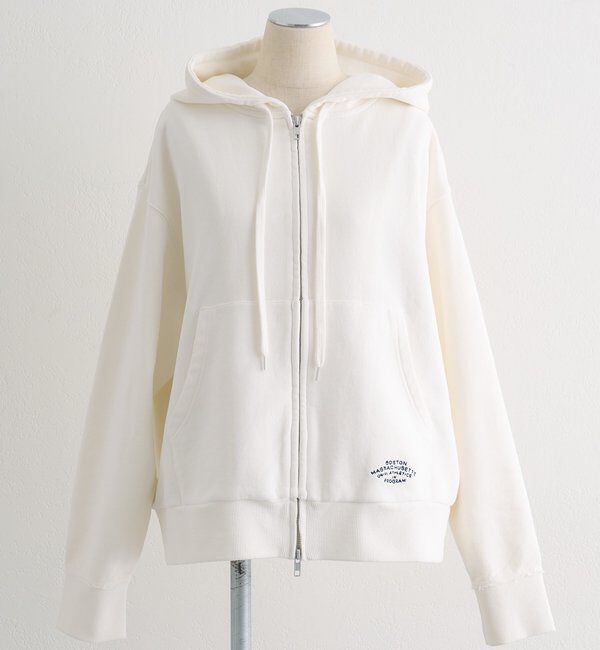  「ダブルジップ裏毛スウェットパーカー」|パーカー|