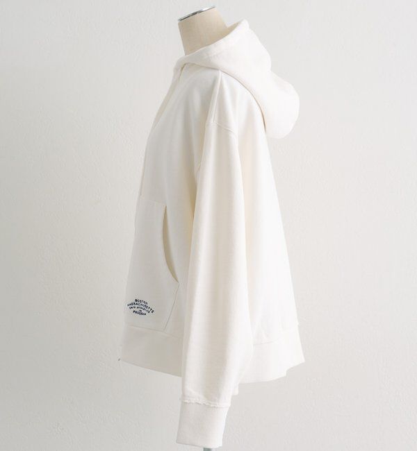  「ダブルジップ裏毛スウェットパーカー」|パーカー|