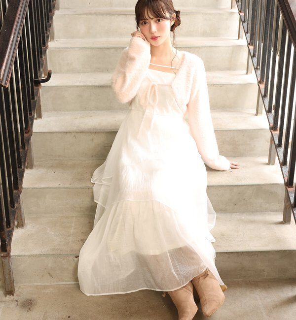  「ボレロセットイレヘムワンピース」|ワンピース|