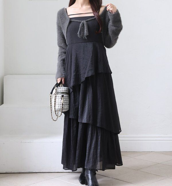  「ボレロセットイレヘムワンピース」|ワンピース|