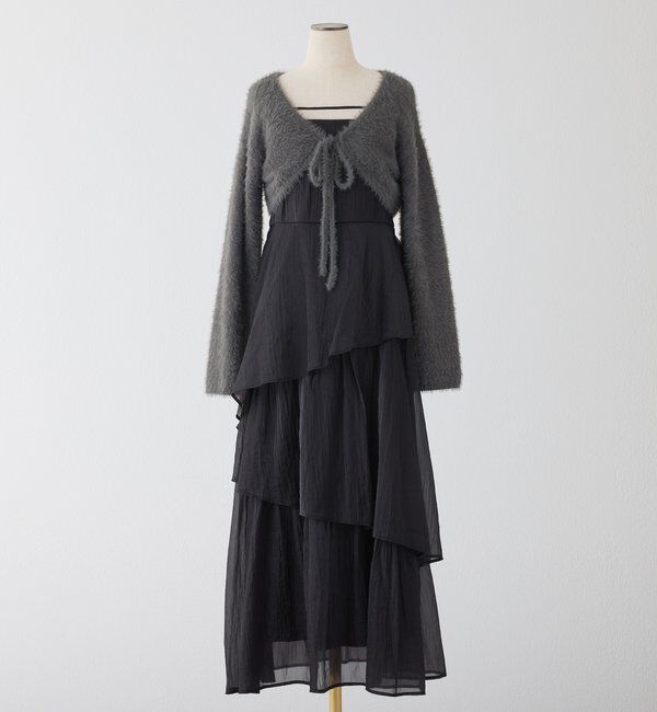  「ボレロセットイレヘムワンピース」|ワンピース|