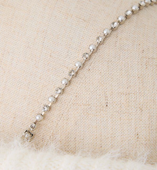  「パール&times;ビジューオフショルニット」|ニット・セーター|