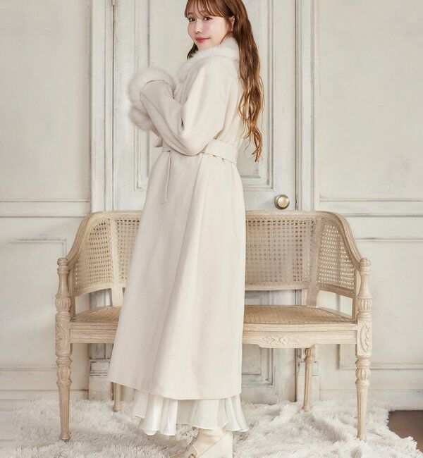  「ファー付マルチロングコート」|その他|