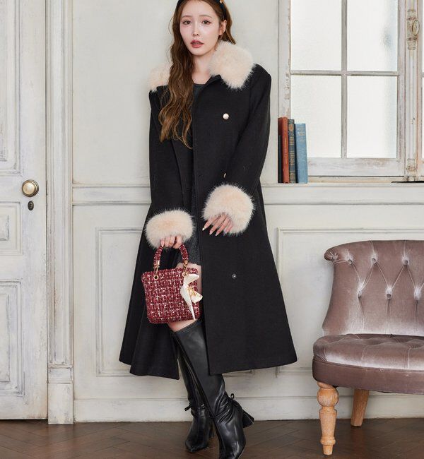  「ファー付マルチロングコート」|その他|