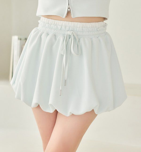 「【セットアップ可能】カットバルーンスカート」|スカート|サックスブルー