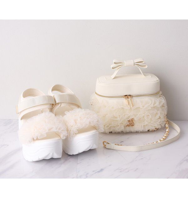  「チュールフリル厚底スポサン」|その他|