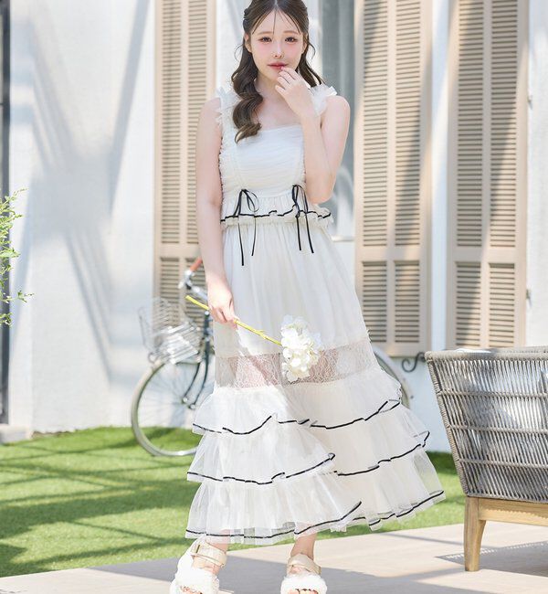  「チュールフリル厚底スポサン」|その他|