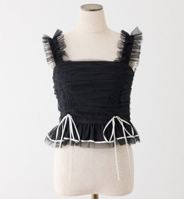  「【Tulle Collection】チュールビスチェ」|シャツ・ブラウス|