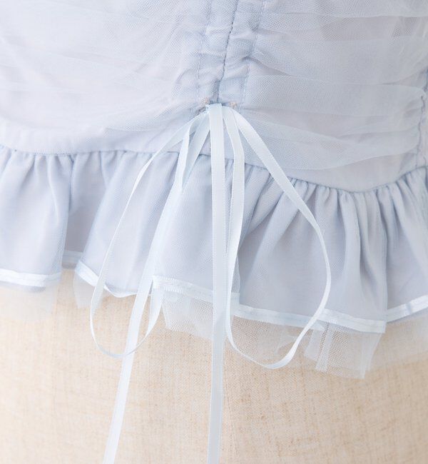  「【Tulle Collection】チュールビスチェ」|シャツ・ブラウス|