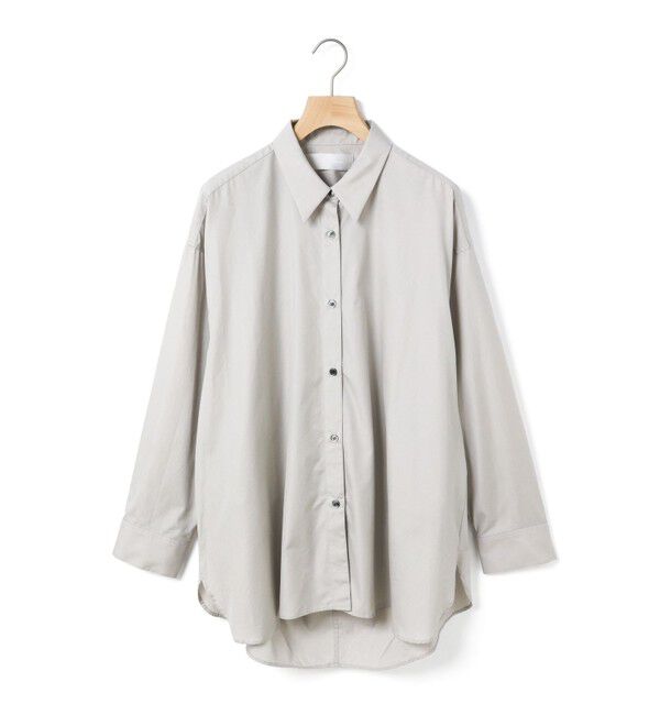 MARMARMAR「MARMARMAR バックコクーンレギュラーシャツ」|シャツ・ブラウス|ライトグレー