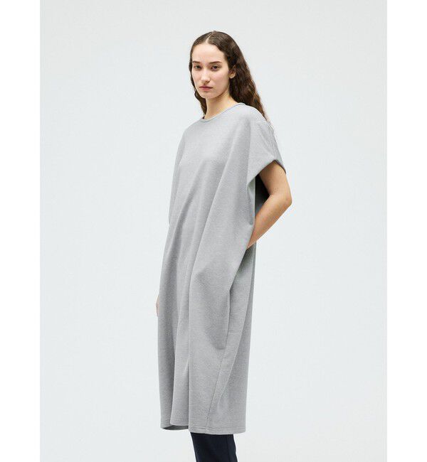 mizuiro ind「mizuiro ind ドライフレンチテリーノースリーブロングワンピース」|ワンピース|