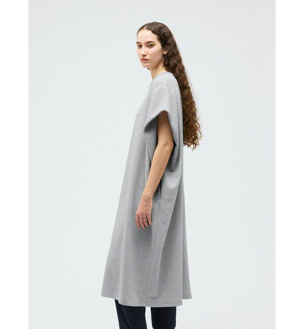 mizuiro ind「mizuiro ind ドライフレンチテリーノースリーブロングワンピース」|ワンピース|