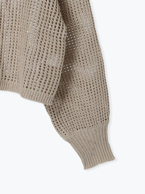 Te chichi「【宮本茉由着用】スパンコールメッシュニット」|ニット・セーター|