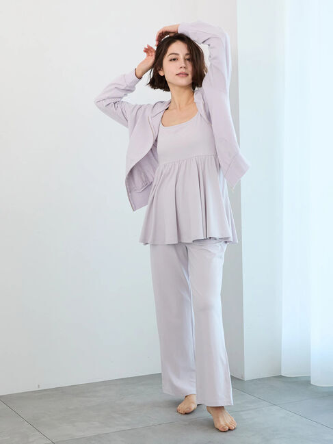 Te chichi「ワンポイント刺繍ストレートイージーパンツ」|その他|