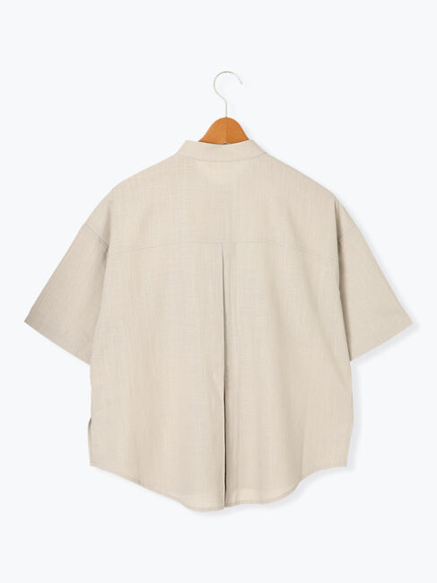 Lugnoncure「【セットアップ可】レーヨン麻半袖シャツ」|シャツ・ブラウス|