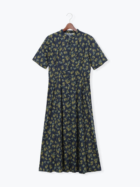 Te chichi「【LIBERTY FABRICS】ウエストタックワンピース」|ワンピース|