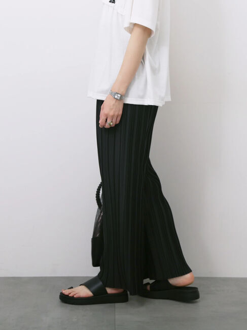 Samansa Mos2 blue「◎柄アソートプリーツパンツ」|その他|