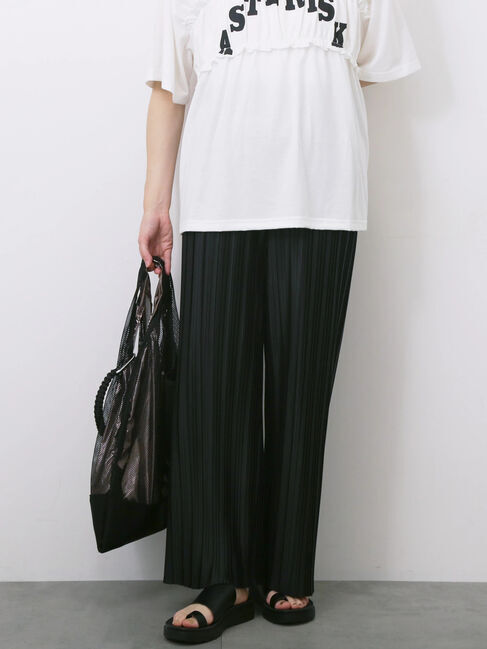 Samansa Mos2 blue「◎柄アソートプリーツパンツ」|その他|