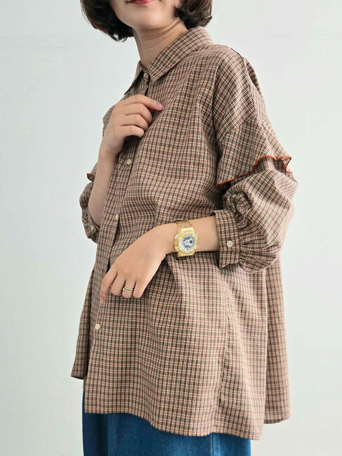 SM2「肩フリル切替シャツ」|シャツ・ブラウス|