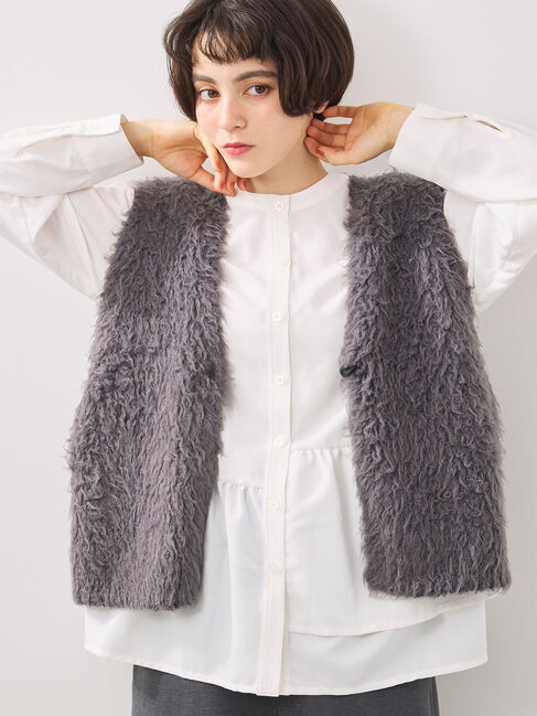 SM2「トグルニットベスト」|ダウンベスト・ベスト|