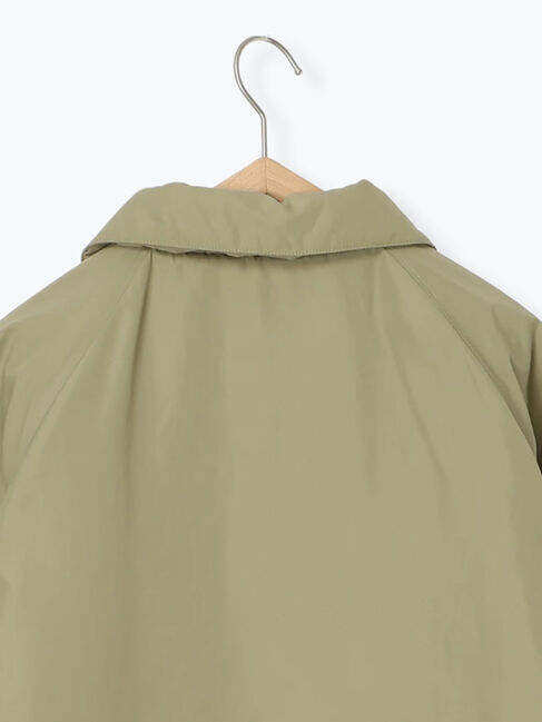 Samansa Mos2 blue「襟付中綿ブルゾン」|ブルゾン・スタジャン|