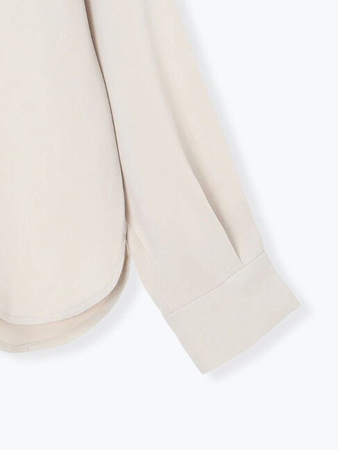 sm2rhythm「ノーカラーブラウス」|シャツ・ブラウス|