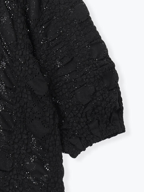 Samansa Mos2「レース膨れジャガードプルオーバー」|Tシャツ・カットソー|