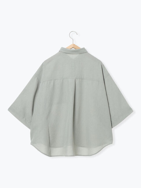 Samansa Mos2「ハーフスリーブシャツ」|シャツ・ブラウス|