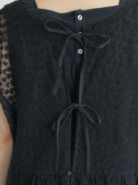 Samansa Mos2「チュール刺繍前後2WAYノースリワンピース」|ワンピース|