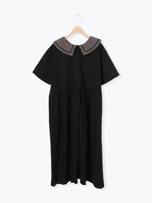 Samansa Mos2「ビッグ襟前後2WAYワンピース」|ワンピース|