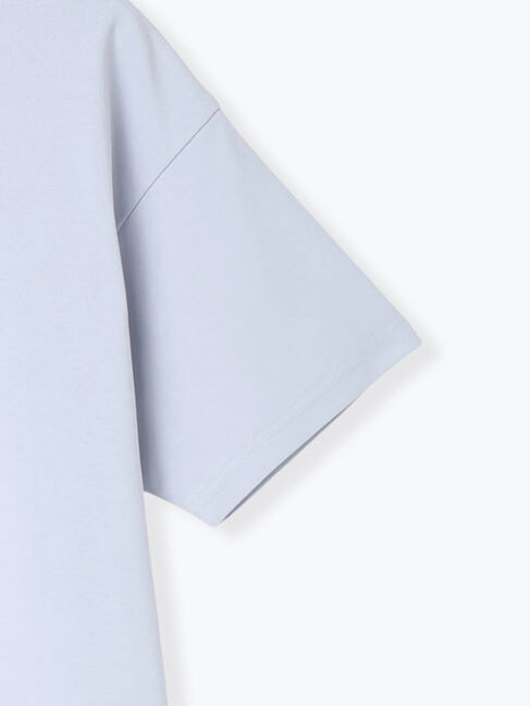 Samansa Mos2「【接触冷感】スクエア箔ロゴTシャツ」|Tシャツ・カットソー|