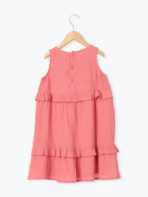 Samansa Mos2 Lagom「フリルティアードノースリワンピース」|ワンピース|