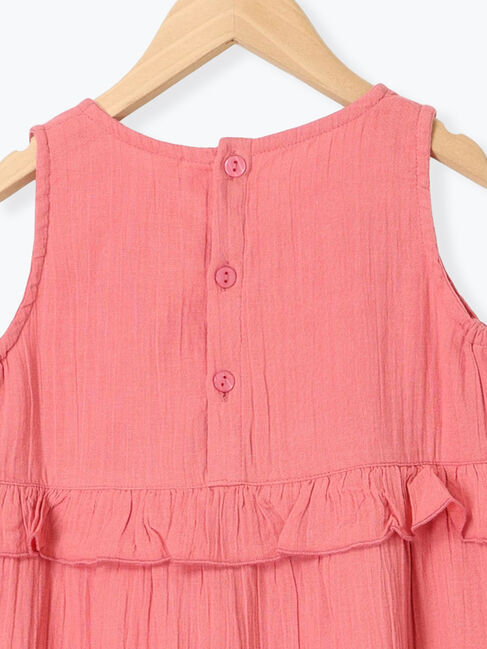 Samansa Mos2 Lagom「フリルティアードノースリワンピース」|ワンピース|