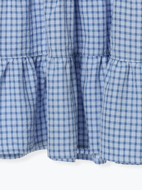 Samansa Mos2 Lagom「☆チェック柄ティアードワンピース」|ワンピース|