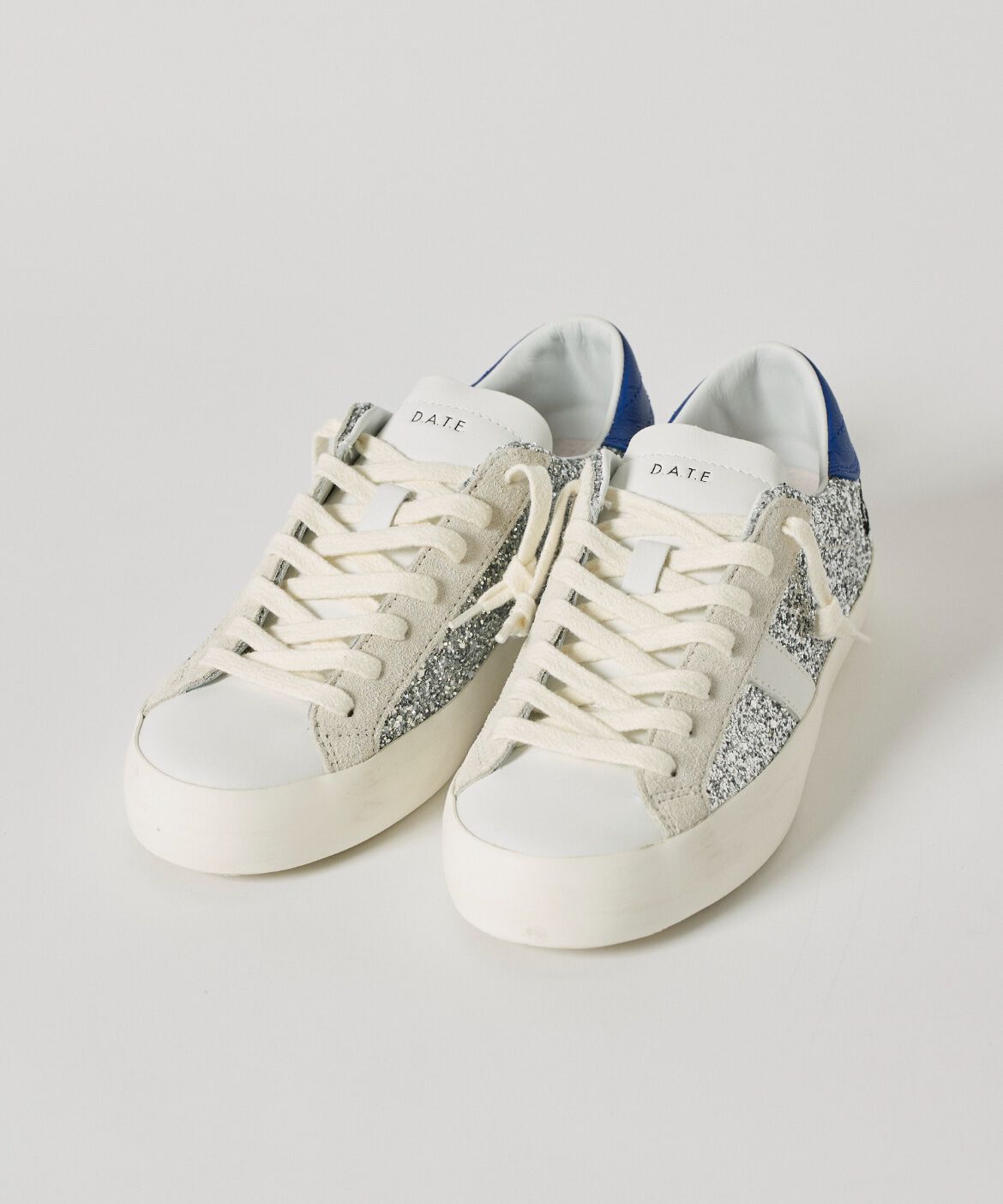INED「HILL LOW GLITTER SILVER《D.A.T.E.》」|スニーカー|