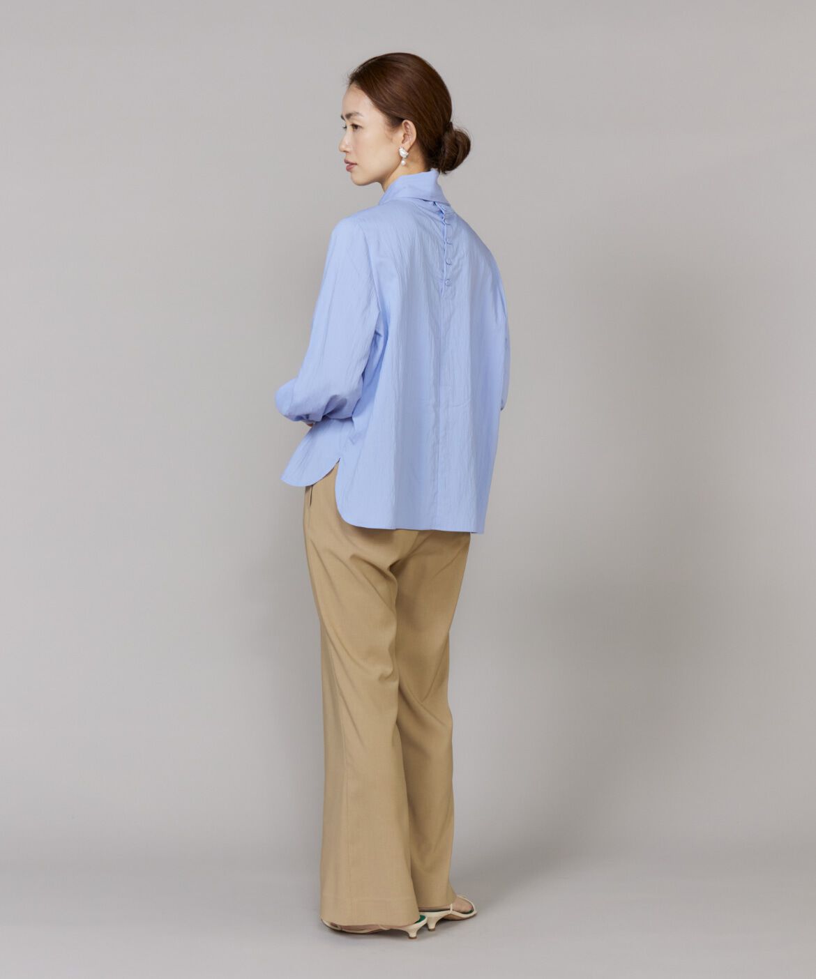 Le Souk「ハイネックボウタイ付きブラウス　」|シャツ・ブラウス|