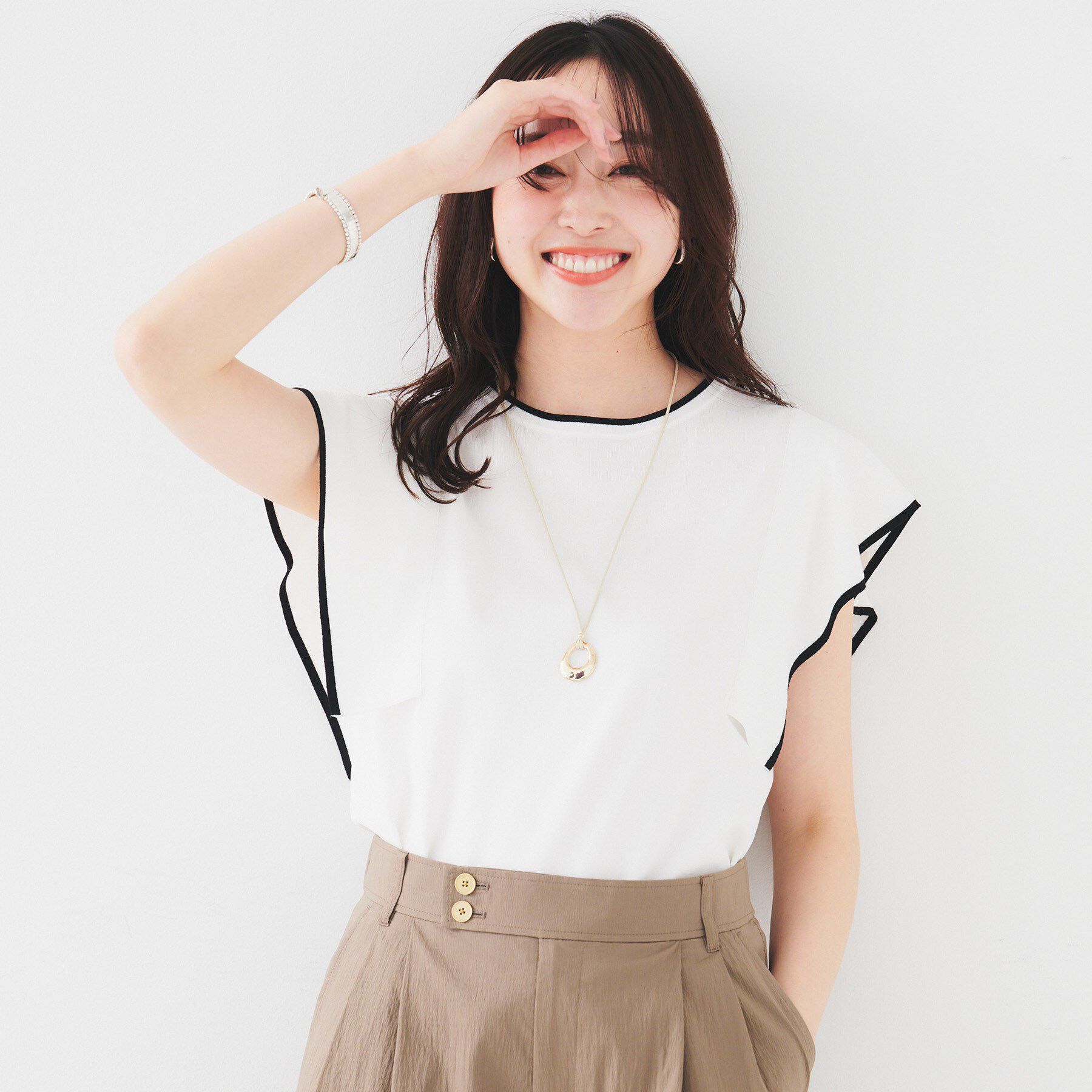 UNTITLED「リングコードトップネックレス」|ネックレス|